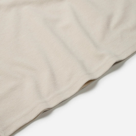 Terry Ringer Half Tee - White