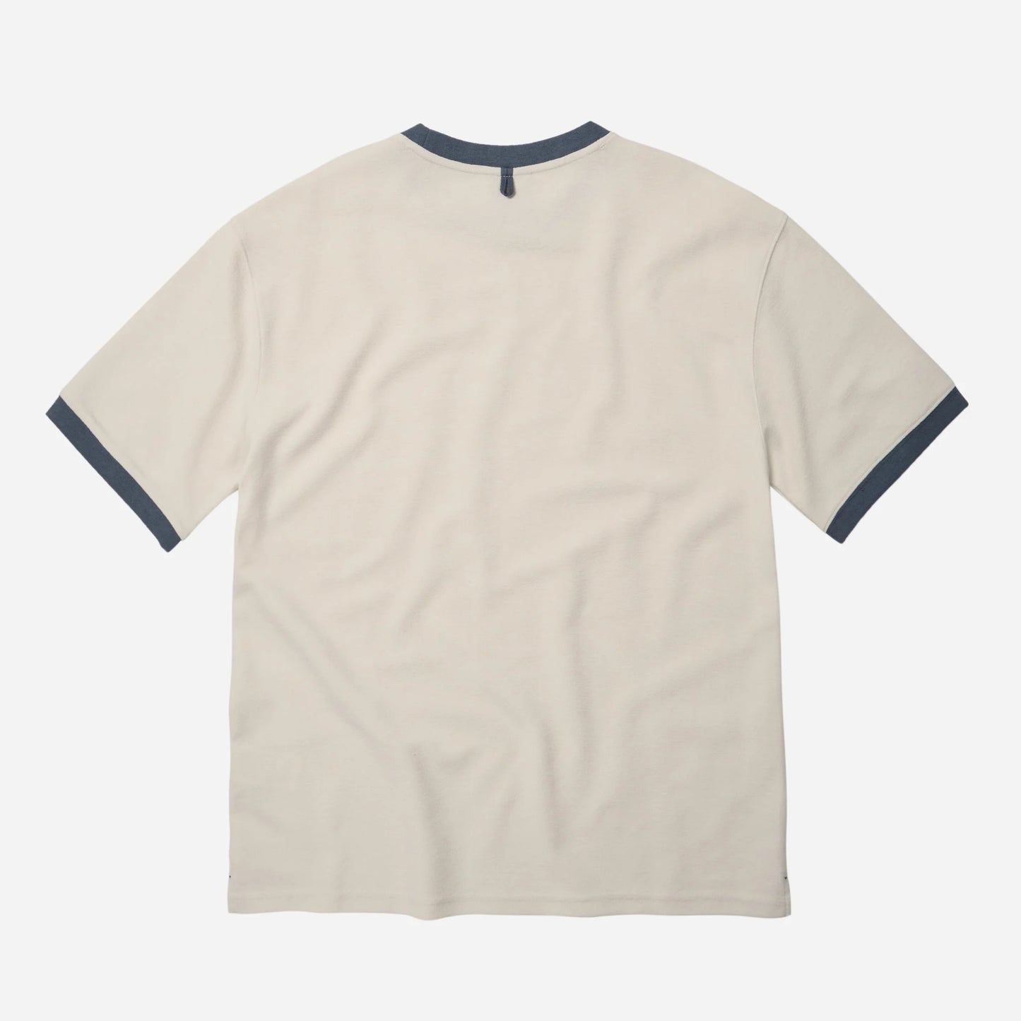 Terry Ringer Half Tee - Cream