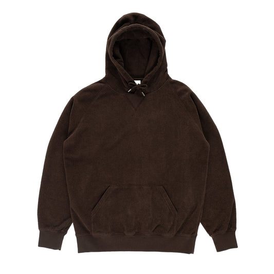 Outlined Logo Hooded Terry Sweat - Delicioso