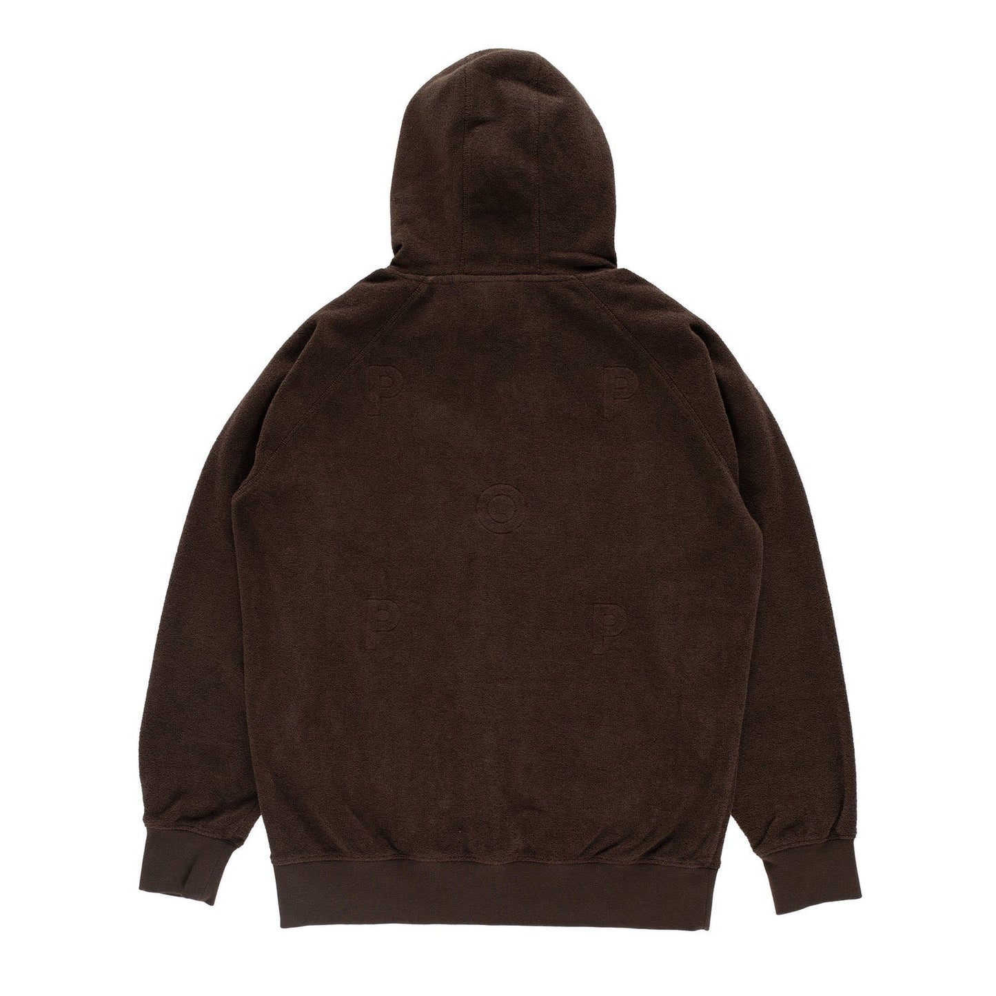Outlined Logo Hooded Terry Sweat - Delicioso