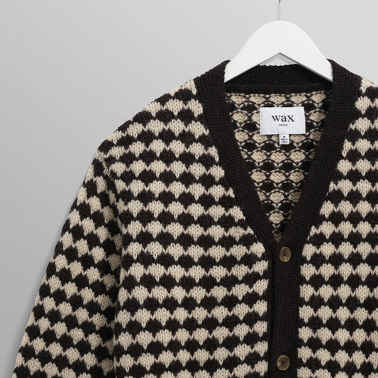Walker Cardigan - Black / Ecru
