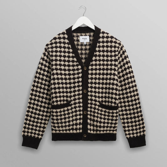 Walker Cardigan - Black / Ecru