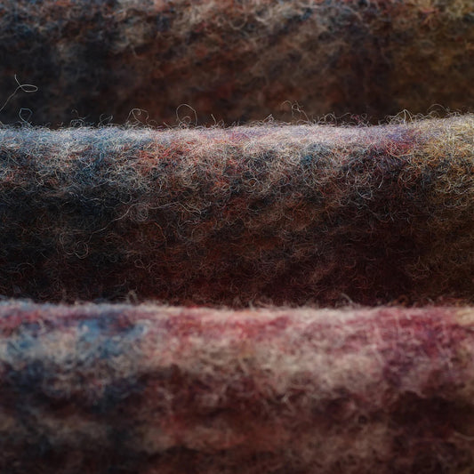 Whiting Overshirt, Wool Blend Check - Blue Multi