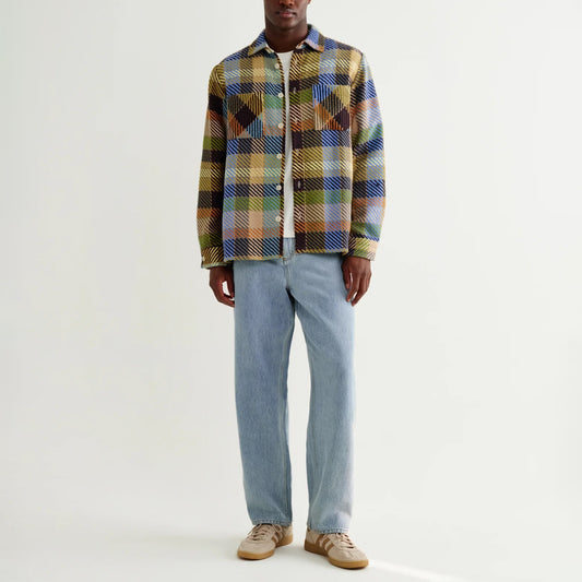 Whiting Overshirt, Pike Check - Khaki / Multi