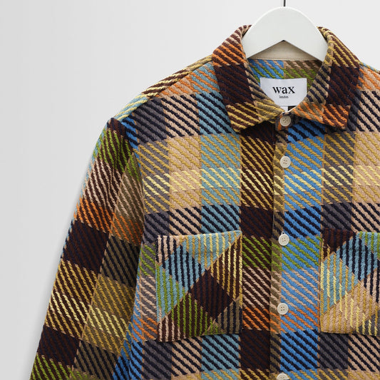 Whiting Overshirt, Pike Check - Khaki / Multi