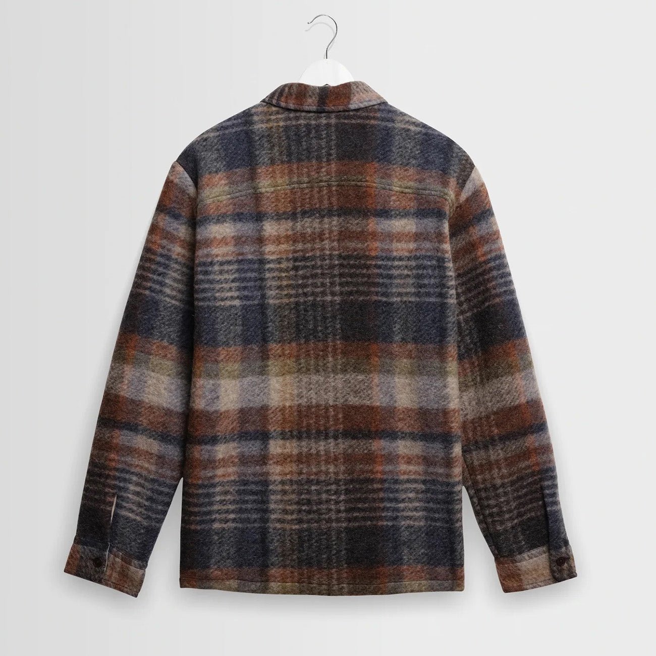 Whiting Overshirt Wool Blend Check - Oatmeal / Multi