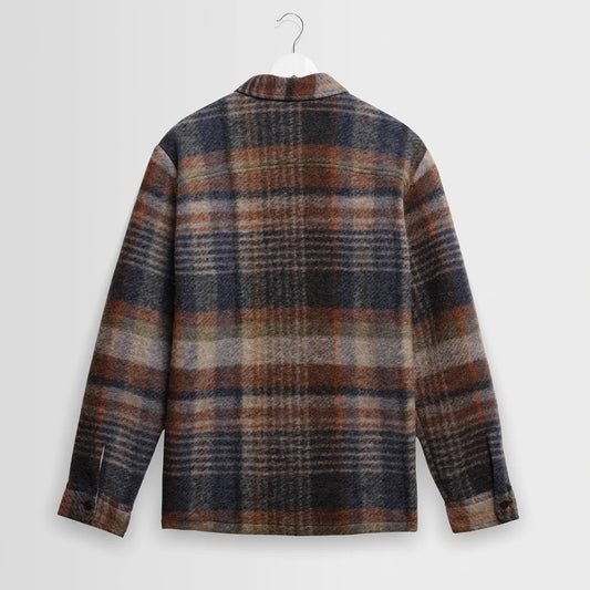 Whiting Overshirt Wool Blend Check - Oatmeal / Multi