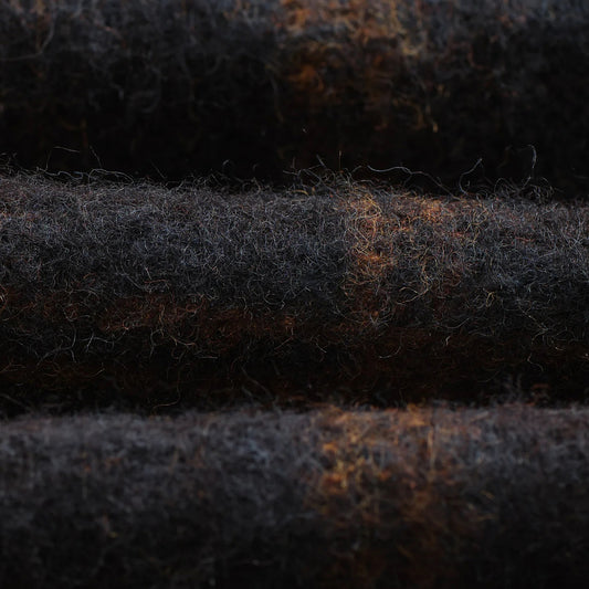 Whiting Overshirt, Drawn Check - Teal / Orange