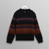 Wilde Crew Brush Stripe Wool Crewneck - Black / Dark Multi
