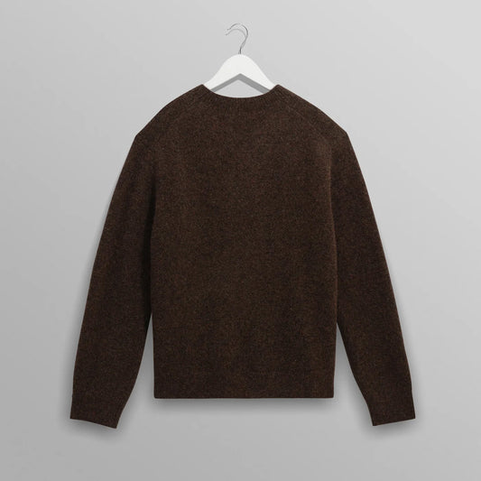 Wilde Crew Fluffy Wool Crewneck - Brown